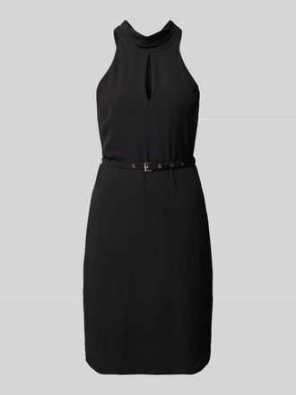 HUGO BOSS Knielanges Kleid mit Neckholder Modell Kirele in Black, Gr&ouml;&szlig;e 44