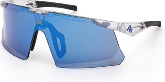 adidas SP0107 Mirror Cat: 3 Velobrille - Unisex | weiß/blau