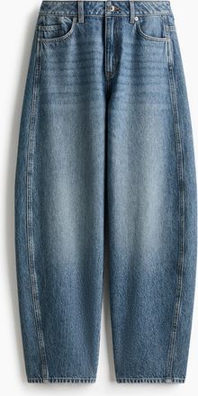 H&M Baggy High Waist Jeans - Blue