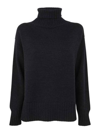Drumohr Long sleeves turtle neck oversized sweater