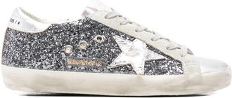 Golden Goose Super-Star Leather Sneakers-Donna