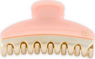 Alexandre de Paris Medium Two-Tone Claw Clip in Orange Coral at Nordstrom