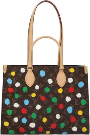 Louis Vuitton Tweedehands Canvas Louis Vuitton tassen - Dames - Vintage Shopper - Veelkleurig - ONE Size - Leer - Vintage