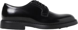 Doucal's Klassieke Zwarte Brogue Oxford Schoenen - Heren - Nette schoenen - Zwart - 43 EU - Leer - Schoenen