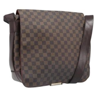 Louis Vuitton Pre-owned Damier Ebene Shoulder Bag - Dames - Pre-owned - Bruin - Maat: ONE Size Leer