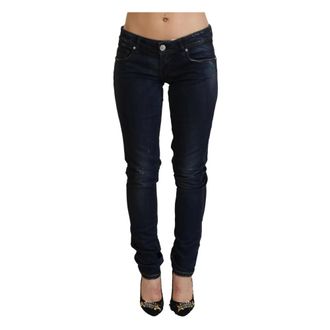 Acht Slim-fit Jeans, female, Blue, Size: W26 Low Waist Slim Fit Denim