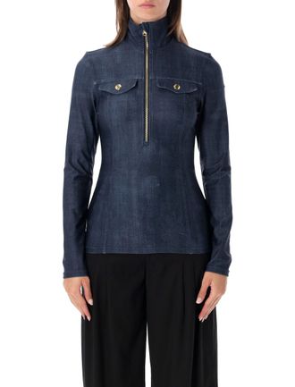 Goldbergh Denim-Effect Interlock Powerstretch Yunnai Shirt