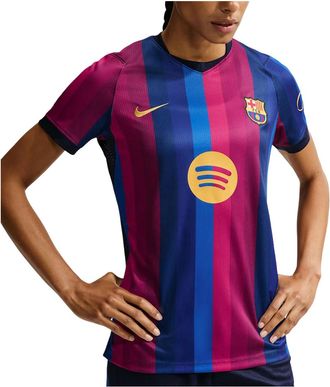 Nike (WMNS) Nike x F.C. Barcelona 2026/27 Stadium Home Dri-FIT Replica T-Shirt Deep Garnet Blue Void Mineral Yellow II2724-683