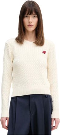 Kenzo Maglia a girocollo - - Knitwear - Donna - Beige - L