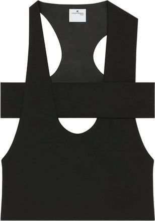 Courrèges Donna, Top, Nero, M, new