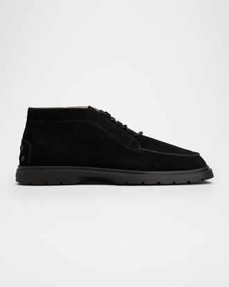 Tod's Mens Suede Desert Boots