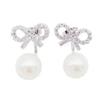 Self Portrait Earrings, female, Gray, Size: ONE SIZE Elegant Silver Necklace