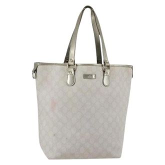 Gucci Pre-owned Tote Bags, female, Beige, Size: ONE SIZE Pre-owned Tote Bag