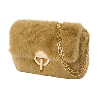 Vanessa Bruno Womens Shoulder Bag Beige Synthetic
