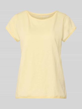 Christian Berg T-Shirt mit Rundhalsausschnitt in Hellgelb, Gr&ouml;&szlig;e XXL