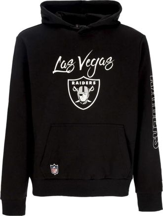 New Era Las Vegas Raiders Script Hoodie Zwart/Wit - Heren - Hoodies - Zwart - XL - Katoen - Hoodies & sweatvesten
