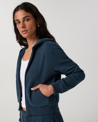 Vuori Clothing Sedona Classic Full Zip | Ocean Blue | XS, Size Extra Small
