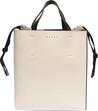 Marni Leather bag with contrast back and coulisse