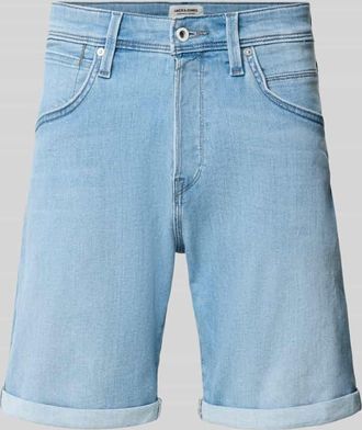 Jack & Jones Jack & Jones Jeansshorts mit Umschlag Modell RICK in Hellblau, Gr&ouml;&szlig;e XXL