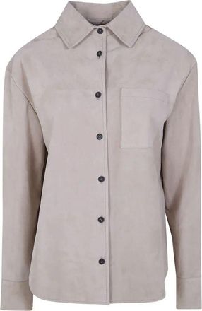 DRHOPE Classic Suede Overshirt
