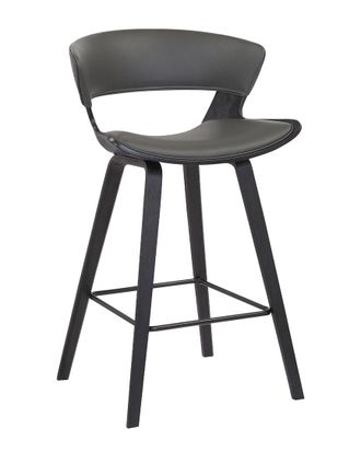 Armen Living Jagger Modern 26In Wood And Counter Height Bar Stool