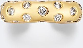Anita Ko Cosmo 18kt gold single ear cuff with diamonds