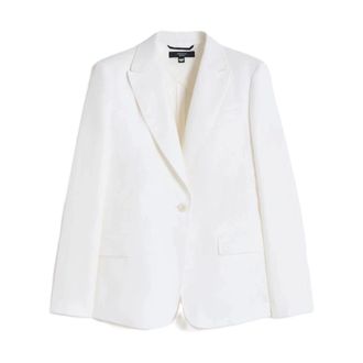 Max Mara Blazers, female, White, Size: 2XS Wkdnalut Jacket