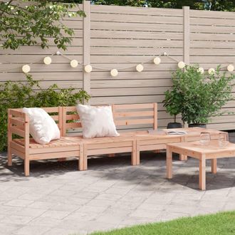 vidaXL Vidaxl - Sof&aacute; De Jard&iacute;n De 4 Plazas Madera Maciza De Abeto Douglas