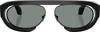 Giorgio Armani Stijlvolle Zonnebril Ar 8239 Zwart - Heren - Zonnebrillen - Zwart - 57 MM - Accessoires
