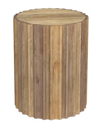 Simpli Home Rolf 16In Solid Mango Boho Contemporary End Table