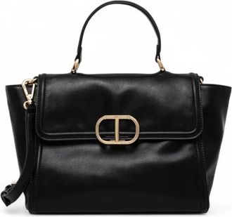 Twinset Brera Handtas met Handvat - Dames - Handtassen - Zwart - ONE Size - Polyester - Tassen