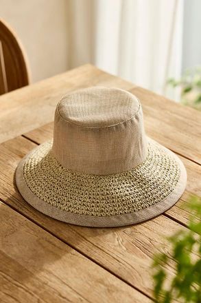 Terrain Crochet Brim Bucket Hat
