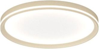 Top-Light Plafoniera moderna top light aera 1222 50 led cct switch biemissione metallo acrilico, finitura metallo sabbia