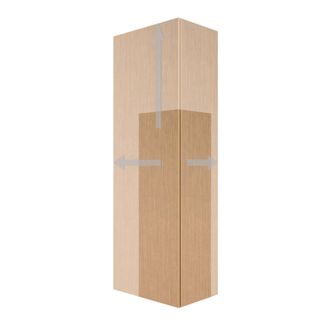 Duravit Duravit L-cube Armario Alto, 1 Puerta, Apertura A La Izquierda