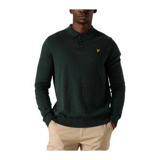 Lyle & Scott Heren, Truien, Groen, Maat: M Katoen