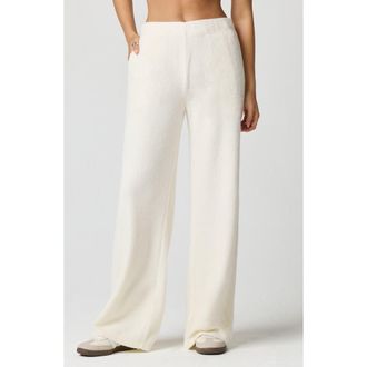 Florence By Mills Supersoft Wide Leg Pants in Jet Stream at Nordstrom Rack, Size Large