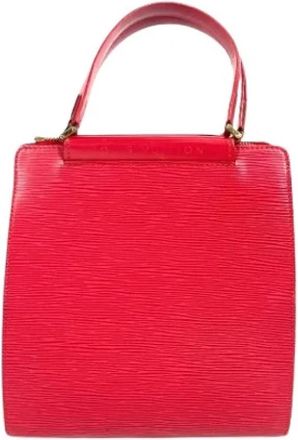 Louis Vuitton Pre-owned Tote bag - Dames - Vintage Handtas - Rood - ONE Size - Leer - Vintage