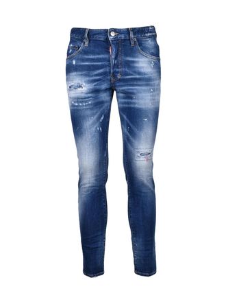 Dsquared2 Blue Denim Skater Jeans