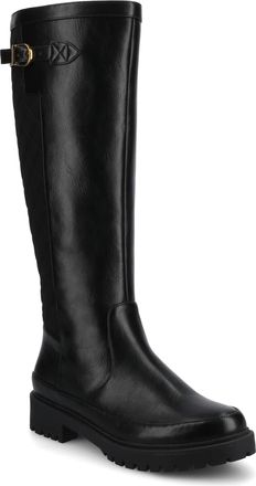 Journee Collection Womens Zemmie Knee High Wide-Calf Casual Quilted Boots