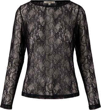 Zusss Dames, Blouses & Shirts, Zwart, Maat: L