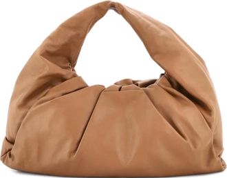 Bottega Veneta The Shoulder Pouch Leather Maxi hobo bag - Marrone