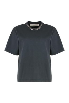 Golden Goose Round Neck T-Shirt In Cotton
