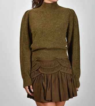 Isabel Marant Purdie Sweater In Bronze