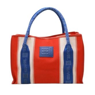 Chanel Pre-owned Tote Bags, female, Red, Size: ONE SIZE Pre-owned Nylon Tote Bag