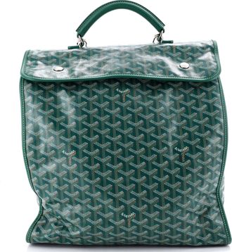 Goyard Saint Leger Briefcase Backpack Coated Canvas