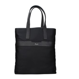 Pineider Herrens Umh&auml;ngetaschen aus schwarzem Stoff