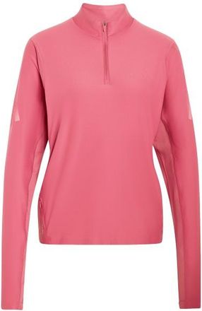 adidas ADI365 Running Iconic Half Zip Laufshirt f&uuml;r Damen | rosa