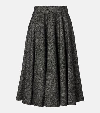 Dolce & Gabbana Wool-blend midi skirt