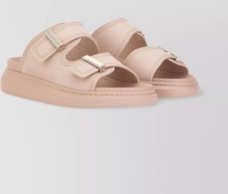 Alexander McQueen chunky double strap open toe sandal