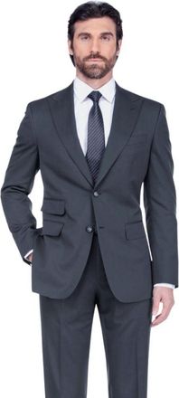 English Laundry Mens Wool & Cashmere Suit - Charcoal